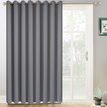 Grey Sliding Door Curtains